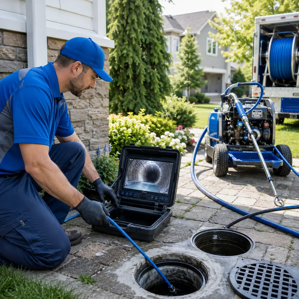 Outdoor drain cleaning professionals serving Anmoore, WV