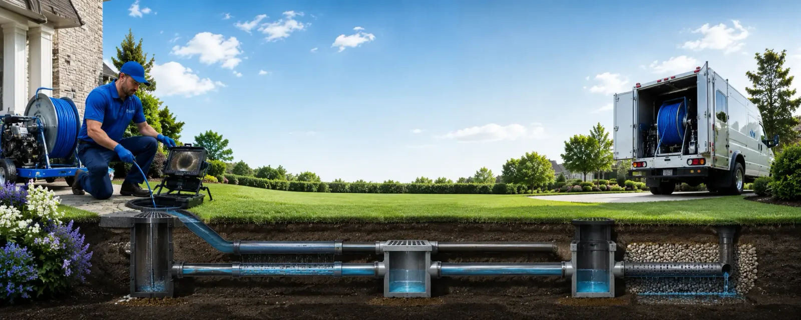 Outdoor drain cleaning information for Anmoore, WV